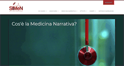 Desktop Screenshot of medicinanarrativa.it